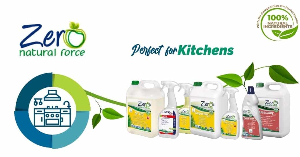 Zero Natural Force eCo Friendly Cleaning Products for Kitchens