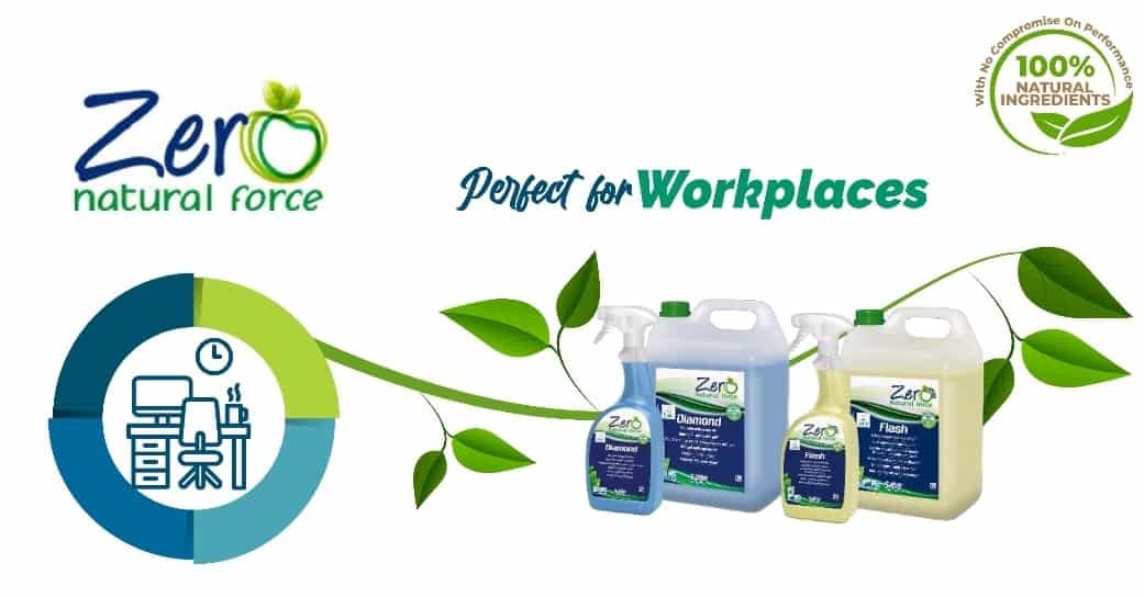 Zero Natural Force eCo Friendly Cleaning Products for Workplaces